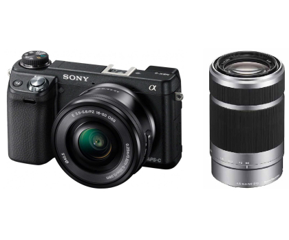 Aparat Sony NEX 6YB + 16-50 + 55-210
